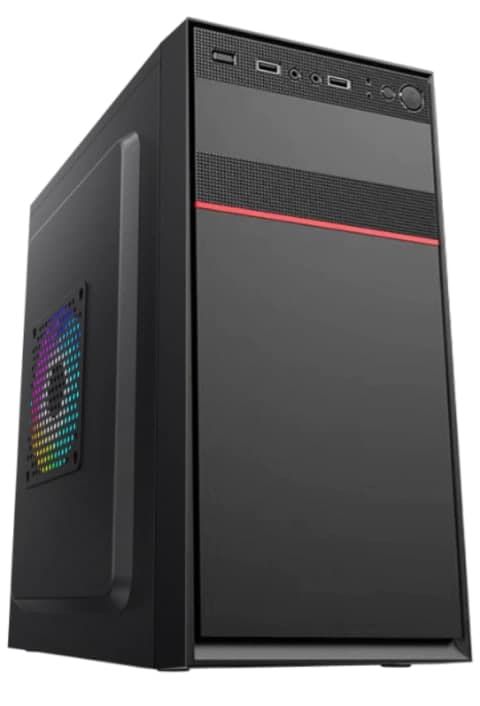 Gabinete Kit DS J1704 500W + Teclado Y Mouse Inalambrico