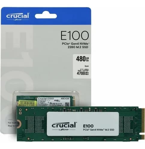 SSD M.2 Crucial E100 480GB