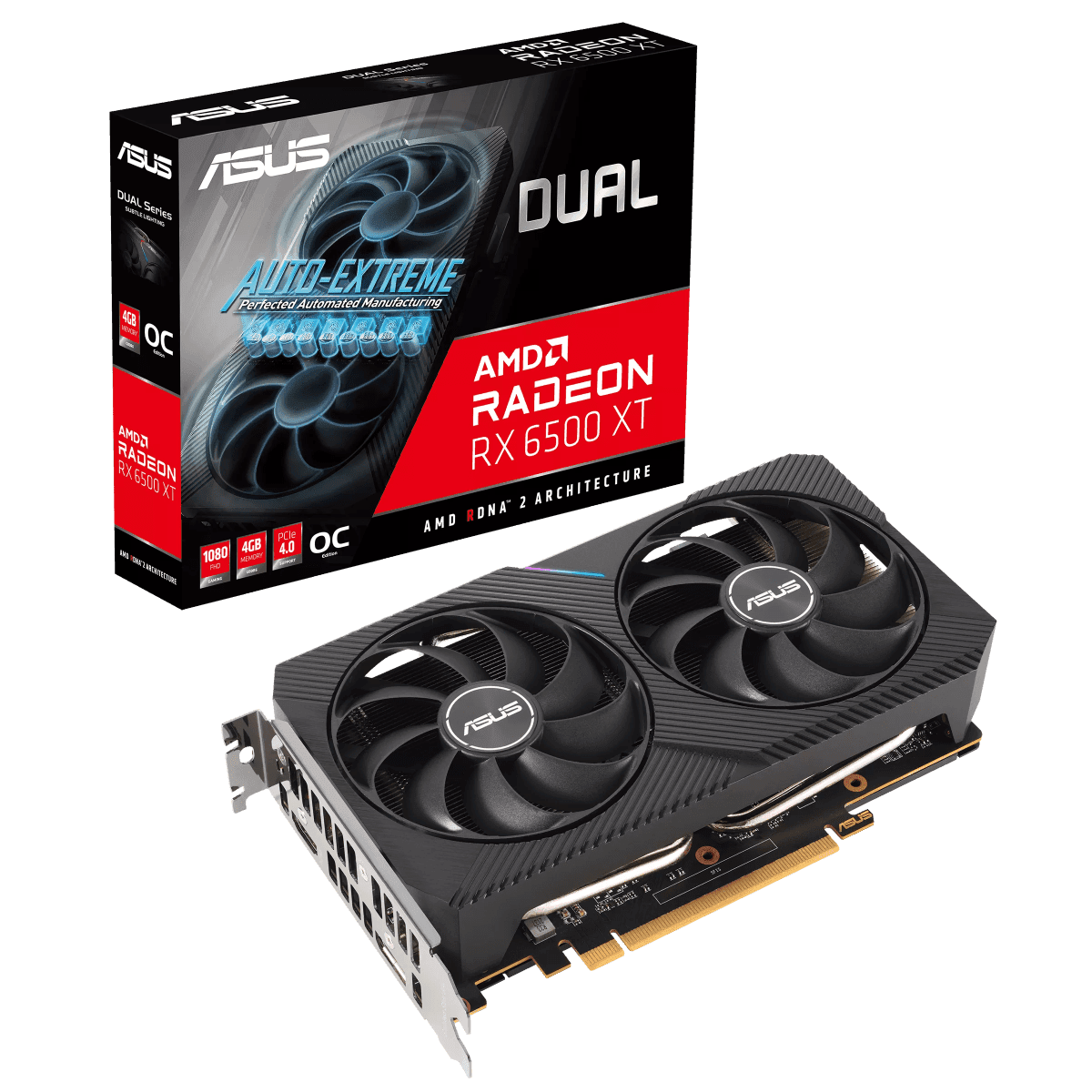 Place de video ASUS Dual RX 6500 XT