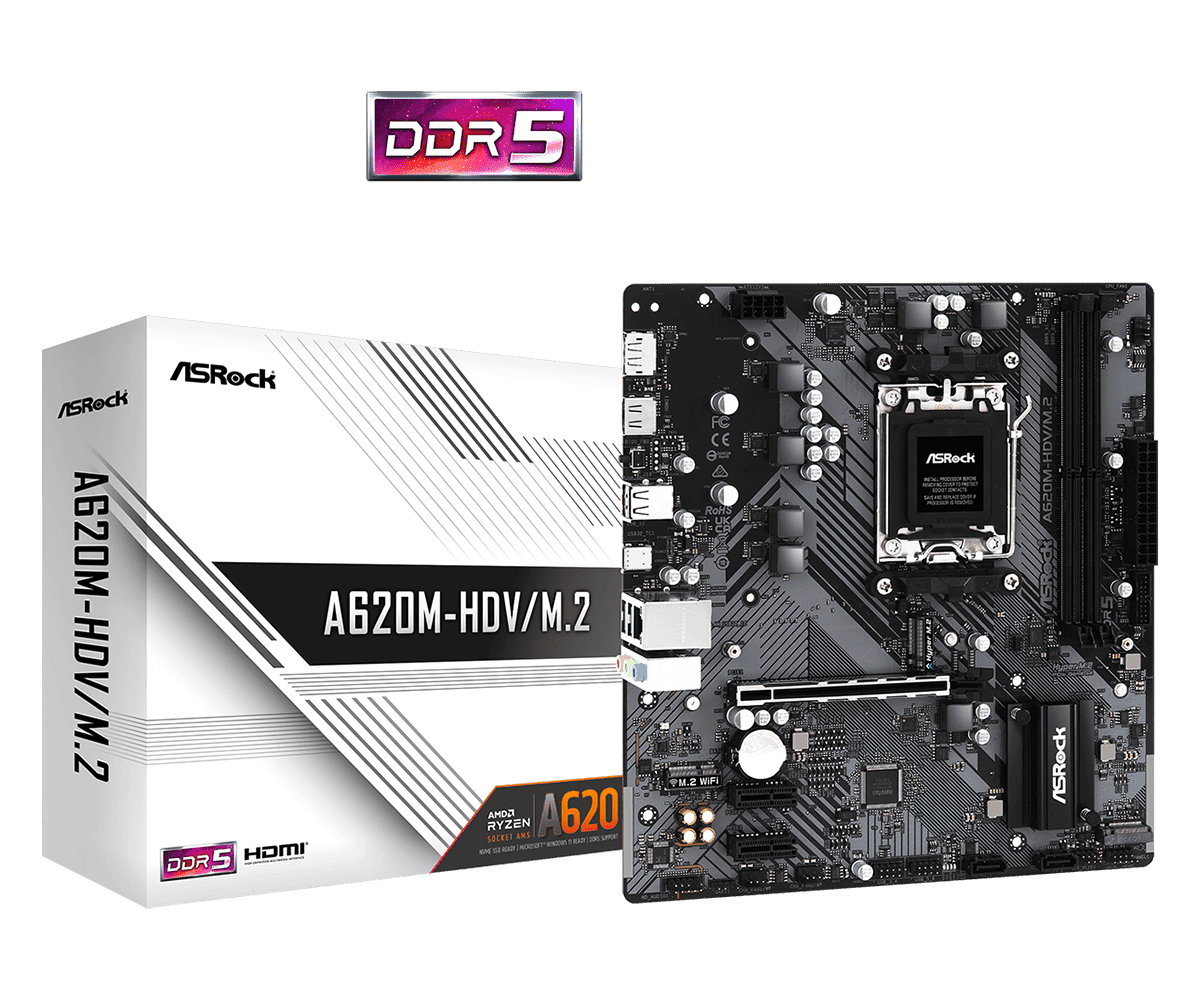 Mother AsRock A620M-HDV M2 AM5