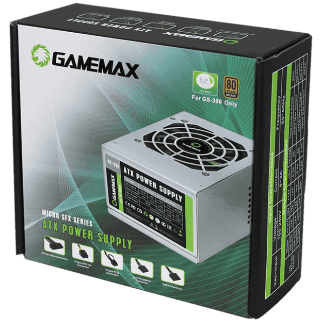 Fuente SFX GAMEMAX 300W 80 Plus Bronze OUTLET