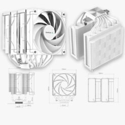 Disipador DEEPCOOL AK620 WHITE