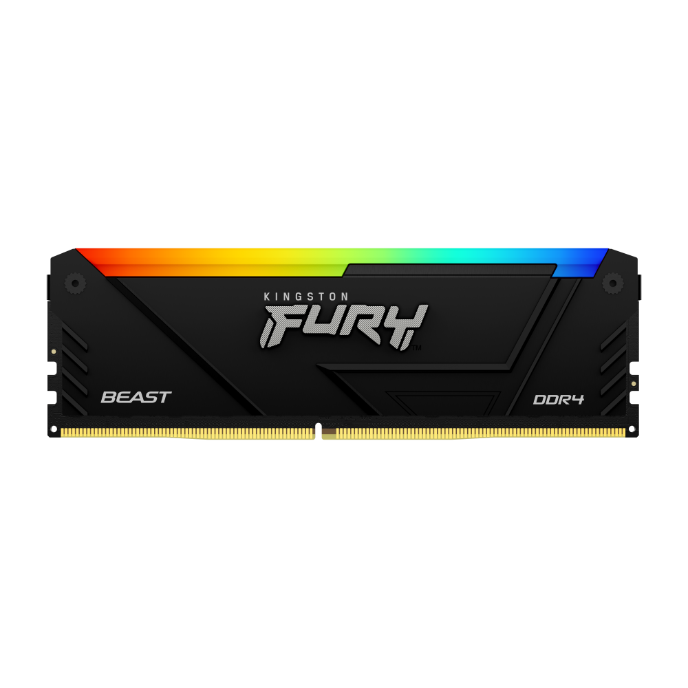 MEMORIA RAM DDR4 KINGSTON FURY BEAST RGB 16GB 3200MHZ