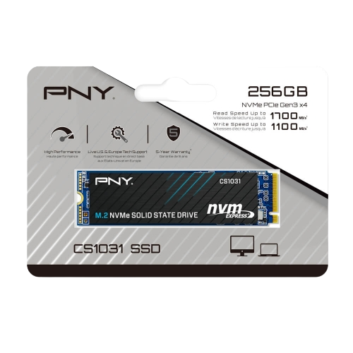SSD M2 NVME PNY CS1031 DE 256GB