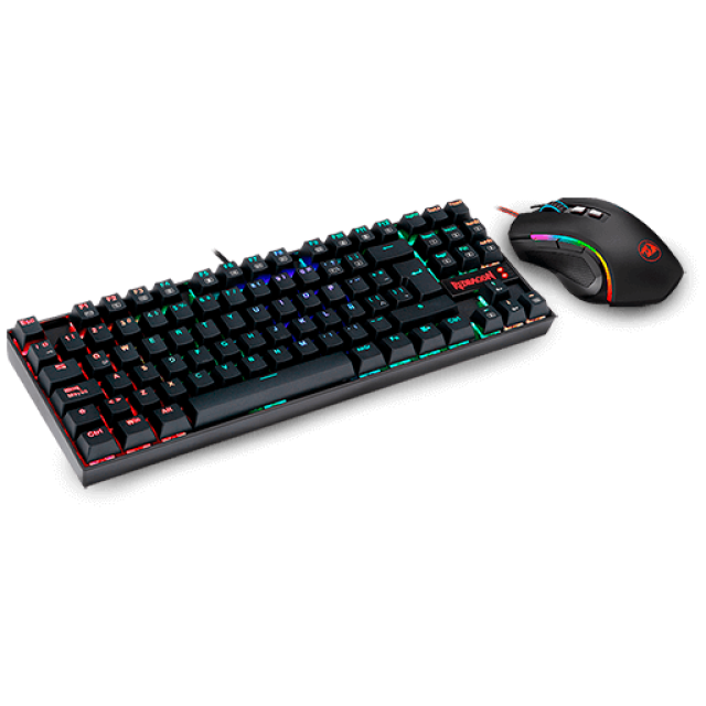 Combo Redragon Gaming Essentials Teclado y Mouse 2 en 1