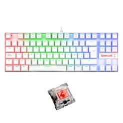 Teclado Mecanico Redragon Kumara RGB White