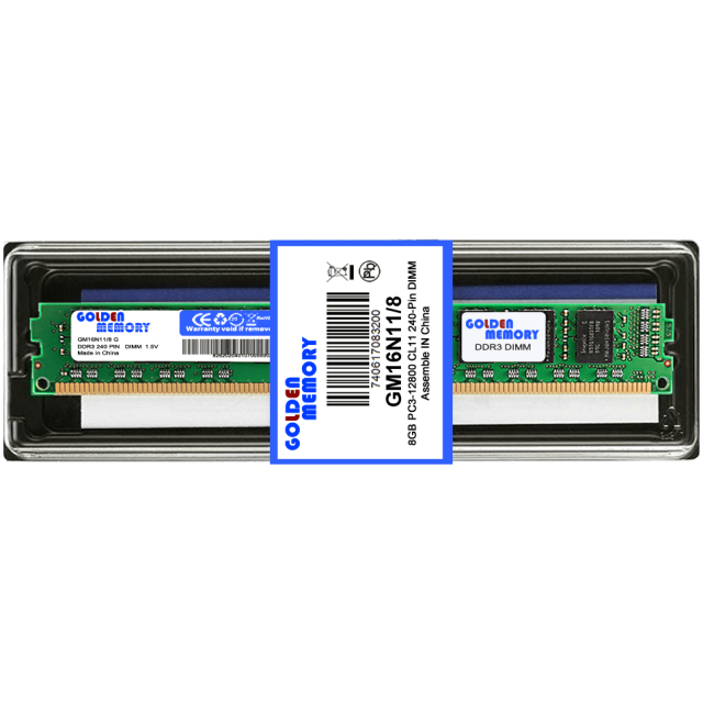 Memoria RAM DDR3 Golden Memory 8GB 1600MHz