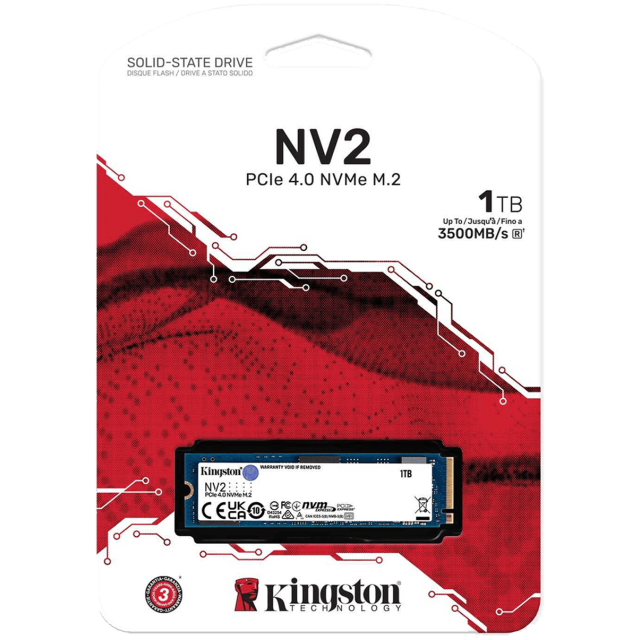 SSD M2 NVMe Kingston NV2 de 1TB