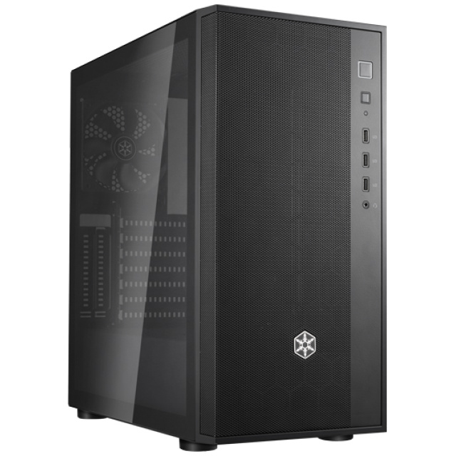 Gabinete SilverStone FARA R1 V2 Black OUTLET