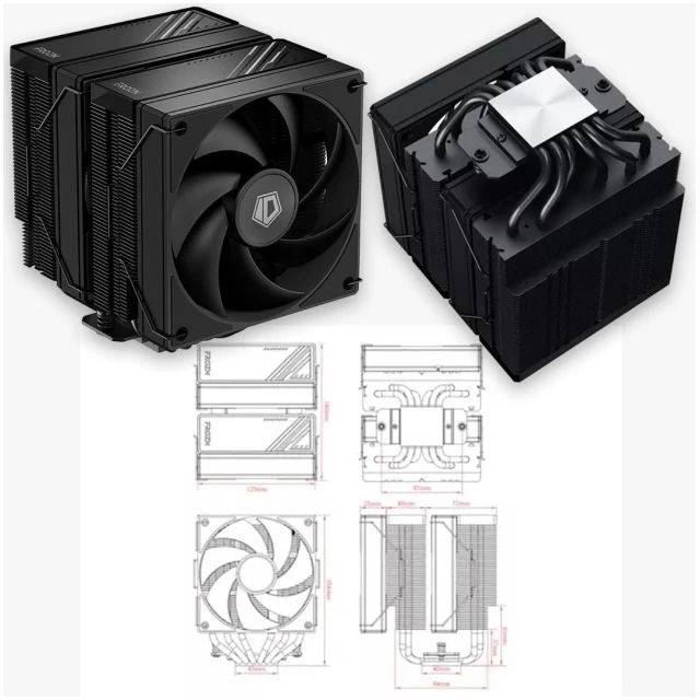 Disipador ID-COOLING FROZN A620 BLACK