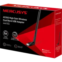 Adaptador WiFi Mercusys AC650 MU6H