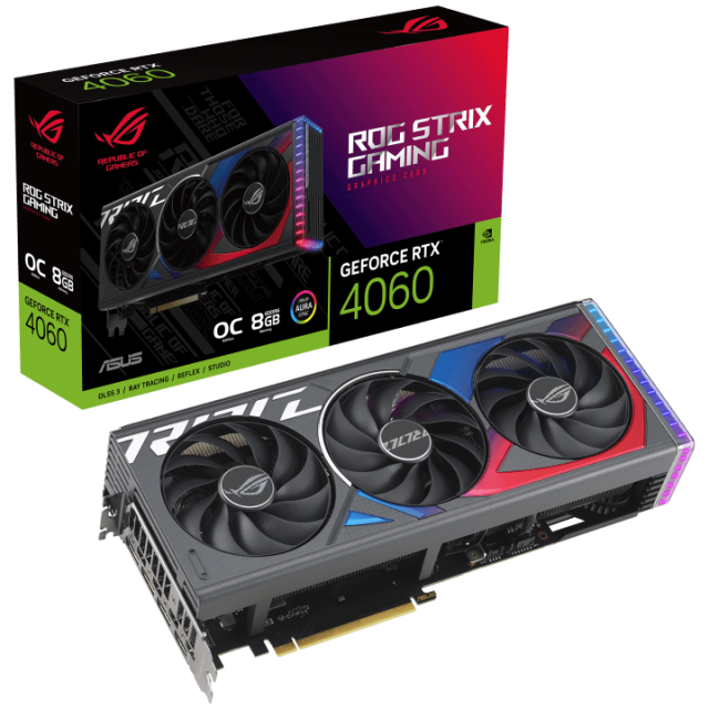 Placa de video ASUS ROG STRIX RTX 4060 8GB
