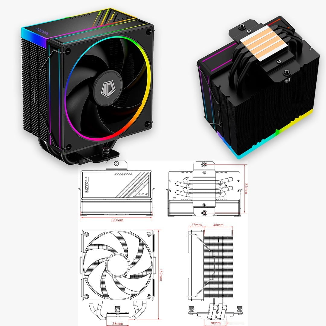 DISIPADOR ID-COOLING FROZN A410 ARGB