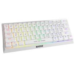 Teclado Mecanico Marvo KG962G WH 60%