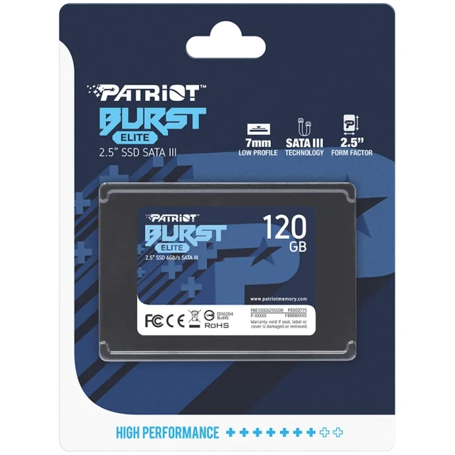 SSD SATA Patriot Burst Elite 120GB