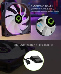 Alternative view of Fan Cooler GAMEMAX GMX-AF12X   FRGB