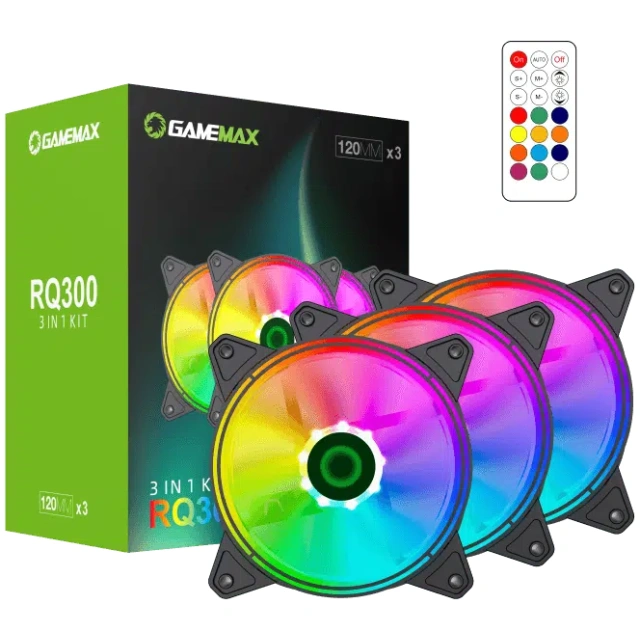 Kit Fan Cooler GameMax RQ300 ARGB