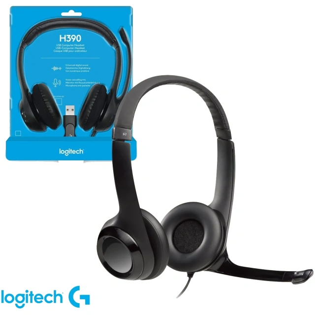 Auriculares Logitech H390 USB