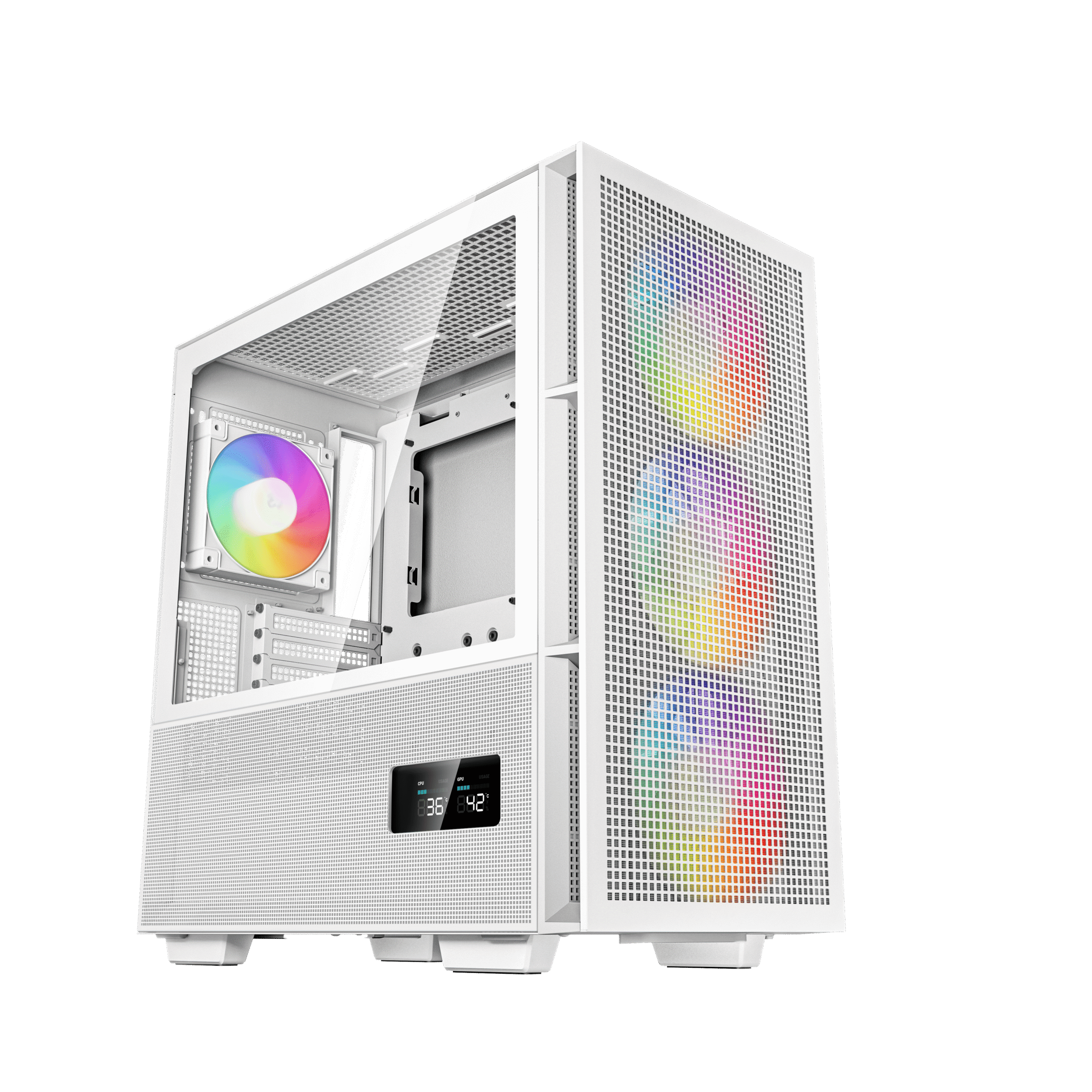 GABINETE DEEPCOOL CH560 DIGITAL WHITE