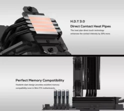 Alternative view of Disipador ID-COOLING SE-224-XTS Mini Black