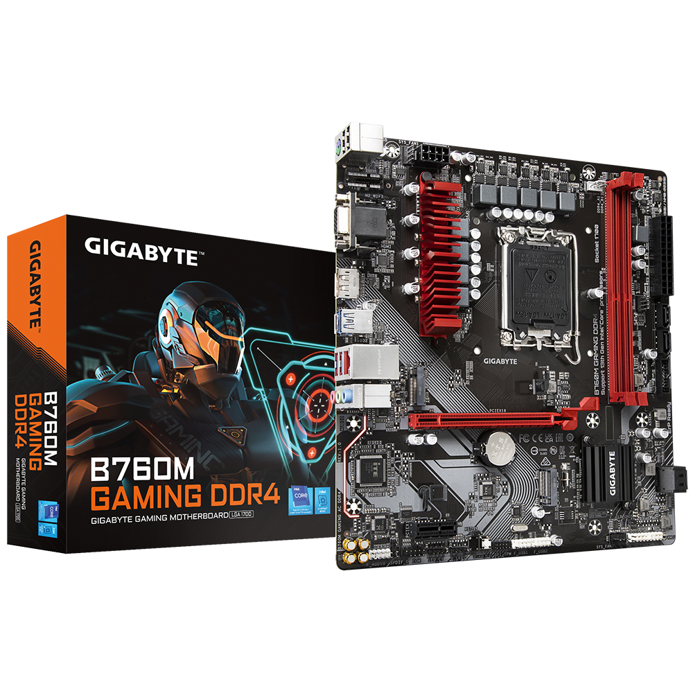 Mother Gigabyte B760M Gaming DDR4 LGA1700