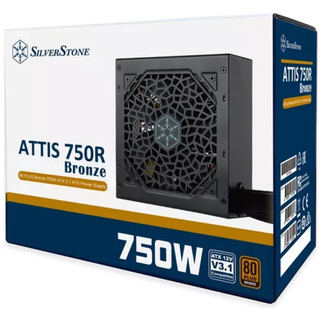 Fuente Silverstone Attis 750R 80+ Bronze 750W