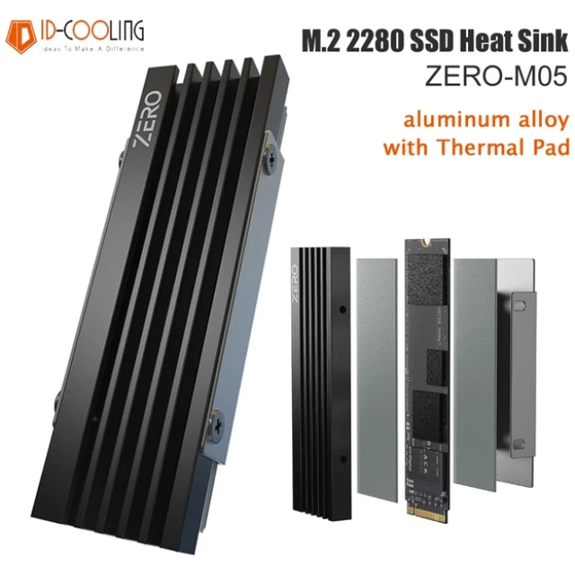 Alternative view of Disipador SSD M2 ID-COOLING Zero M05