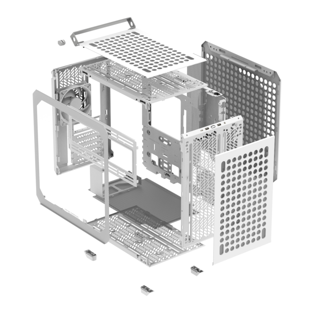 Gabinete el Cooler Master Qube 500 Flatpack - Imagen 3