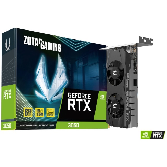 Placa de video Zotac RTX 3050 6GB GDDR6 LP