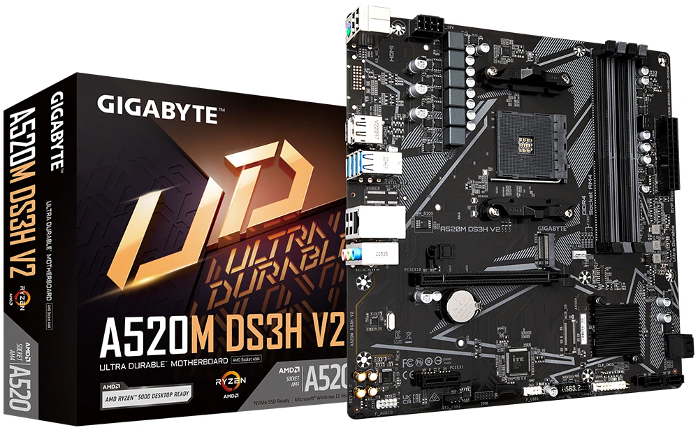 Mother Gigabyte A520M DS3H V2 AM4