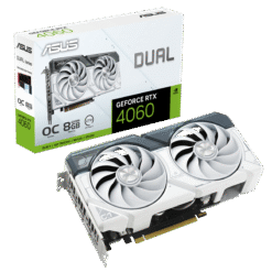 Placa de Video ASUS Dual RTX 4060 8GB White