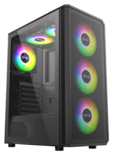 Gabinete Syx EQS10 BK sin fanes