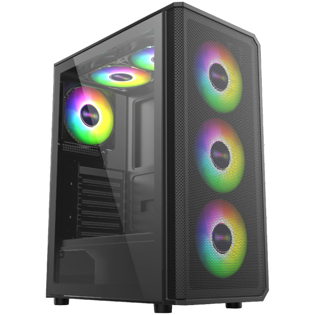 Gabinete SYX EQS10 BK sin fanes