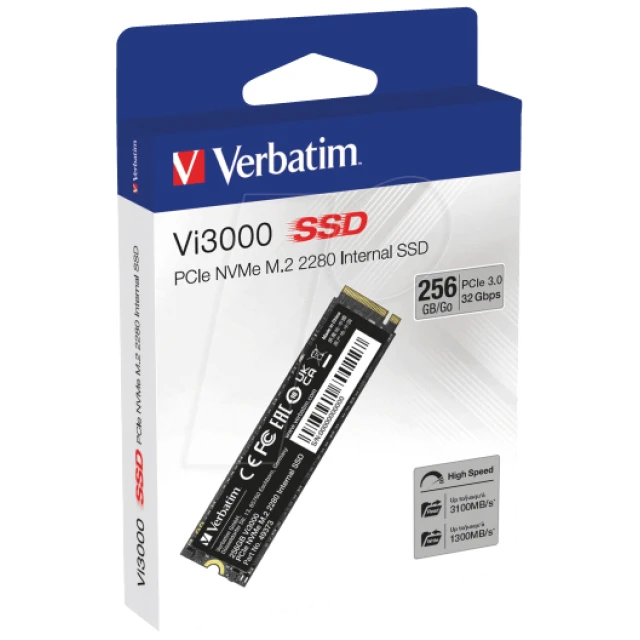 SSD M2 NVME Verbatim VI3000 256GB