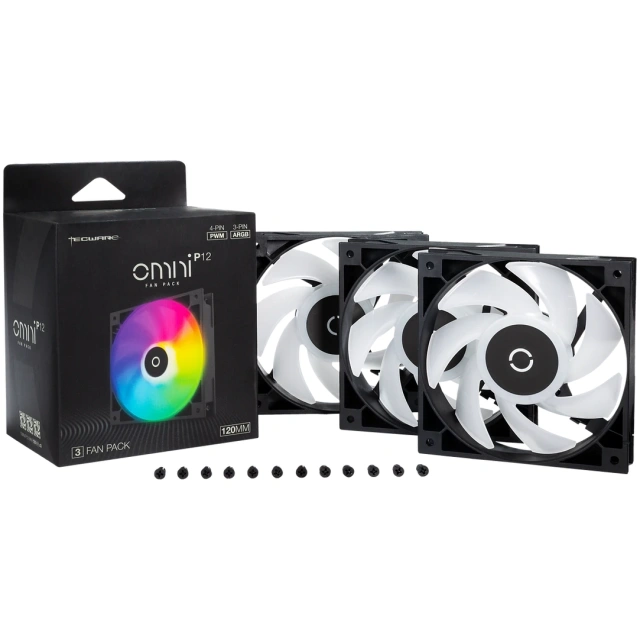 Kit X3 Fan Cooler Tecware Omni P12 120mm