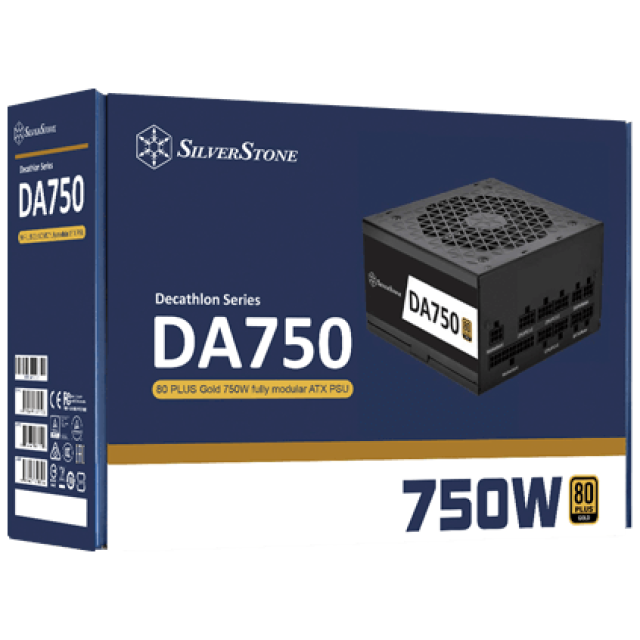 Fuente Silverstone DA750 750W 80+ Gold Full Modular