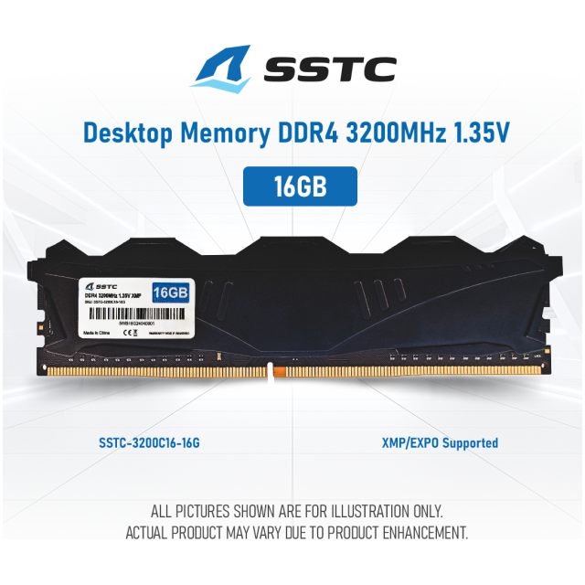 Memoria RAM DDR4 SSTC 16GB 3200MHz