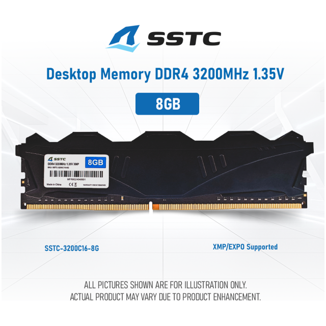 Memoria RAM DDR4 SSTC 8GB 3200MHz