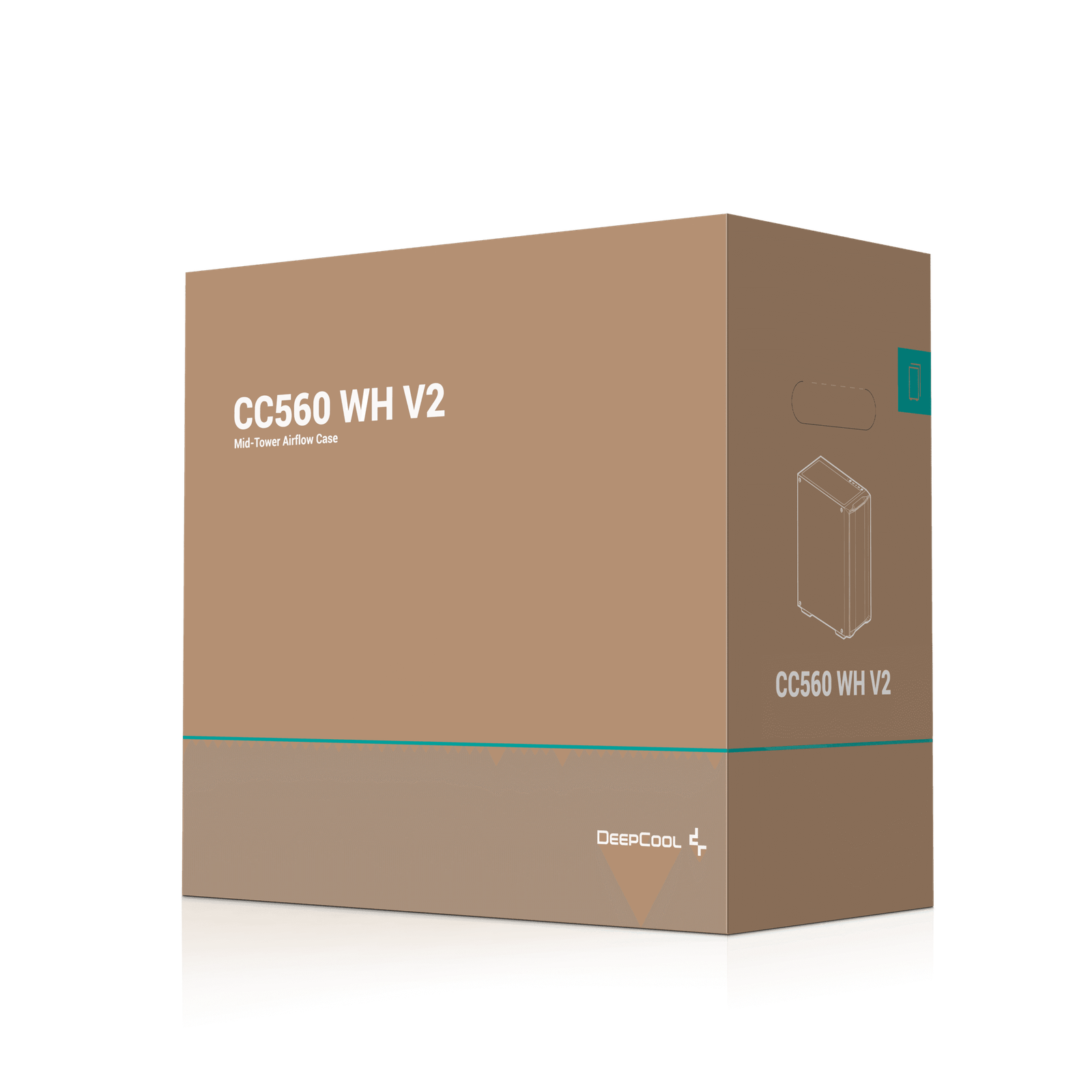 Gabinete Deepcool CC560 White V2 - Imagen 14