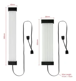 Alternative view of Cubre Cables Tecware Flex ARGB Black