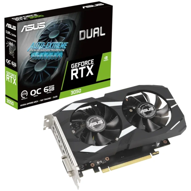 Placa de Video ASUS Dual RTX 3050 6GB GDDR6