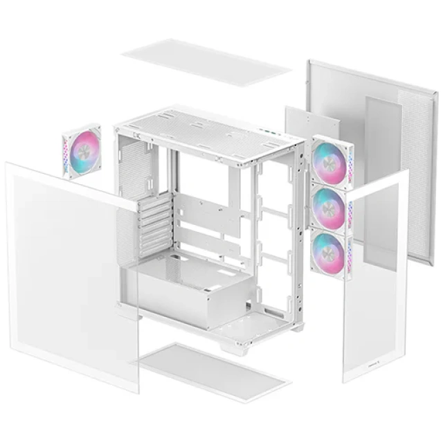 Gabinete DeepCool CG580 4F White - Imagen 3
