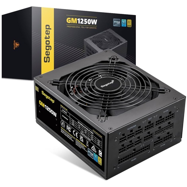 Fuente Segotep GM1250W 80+ GOLD FULL MODULAR