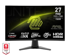 Monitor MSI MAG 276CXF 27" CURVO  FHD 280Hz 0.5Ms Gaming