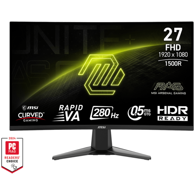 Monitor MSI MAG 276CXF 27" CURVO  FHD 280Hz 0.5Ms Gaming