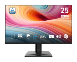 Monitor MSI PRO MP252 E2 24,5" IPS 120Hz