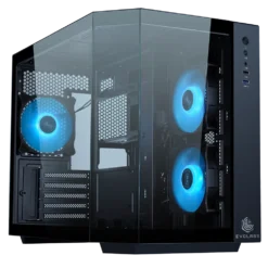 Gabinete EVOLABS PRIMACY BLACK 3 FANS ARGB