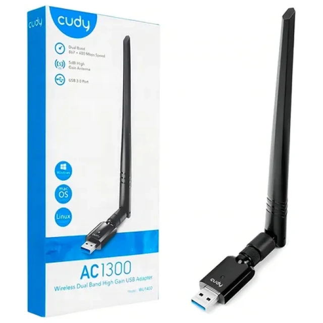 Adaptador WIFI CUDY AC1300  WU1400