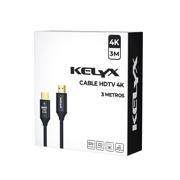 Cable HDMI 2.0 KELYX - 3 metros