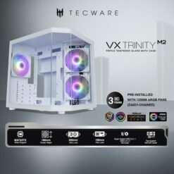 Alternative view of Gabinete Tecware VX Trinity M2 3F ARGB White